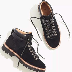 Madewell The Citywalk Lugsole Hiker Boot in Leather